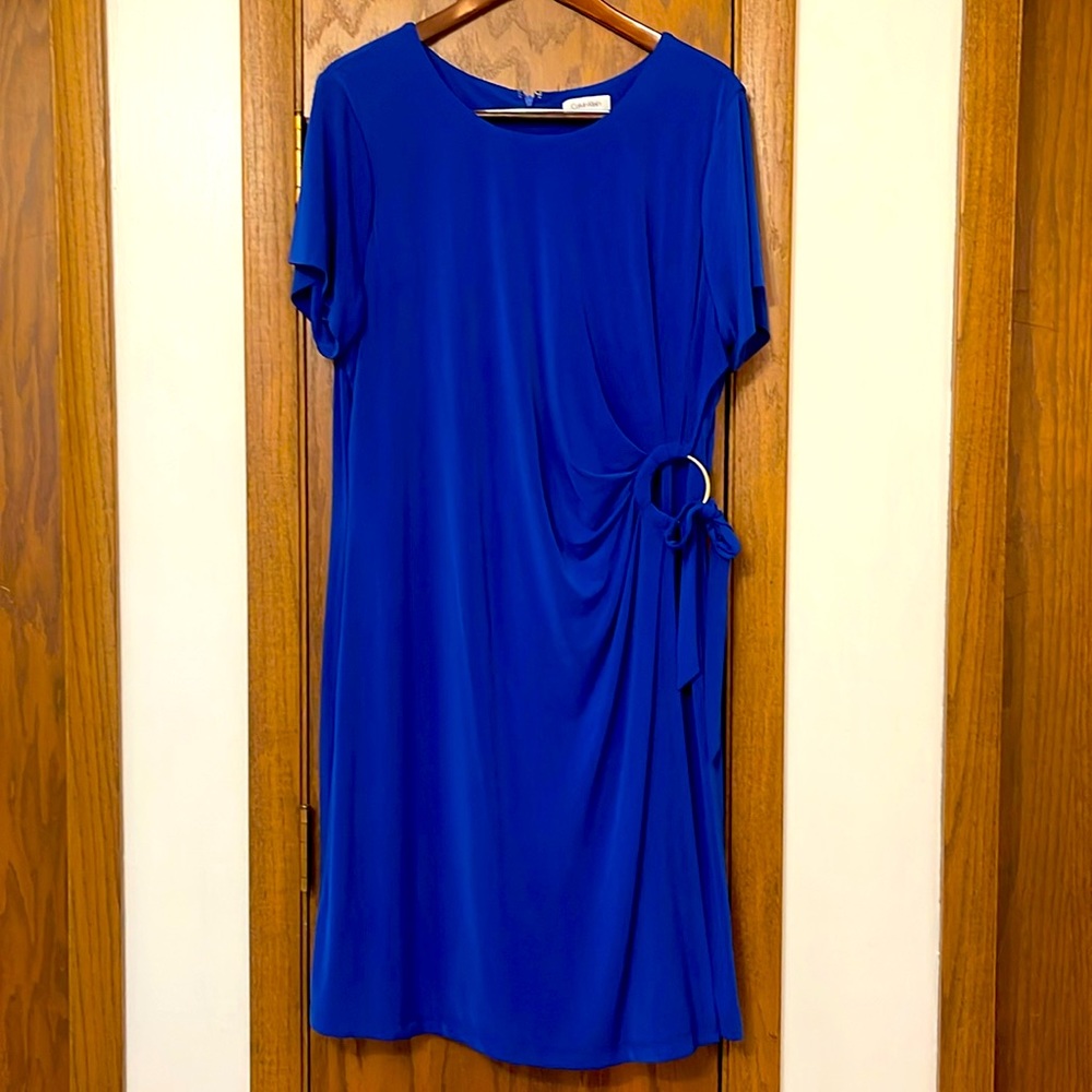 Calvin Klein royal blue dress 18W